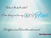 Sexy Babe Gives Footjob While Playing With Her Pussy - Amateur Vanillaandcaramel 1/16