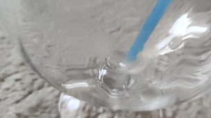 I'm drinking my cum through straw 