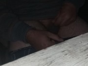 Jerking off outside