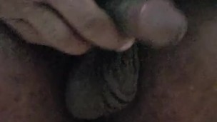 Straight Ebony bhm Chubby guy morning wood 2/6