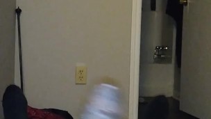Early morning cumshot