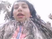 Giantess Débora tease and crush you (Español)