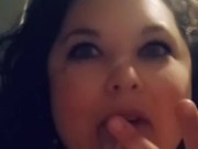 Eating your cum