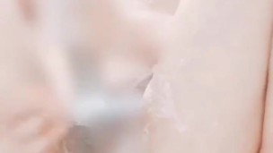 泡でグチュグチュで気持ちいいです、泡プレイ憧れます