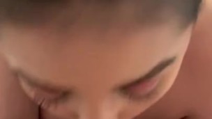 Cocksucking Whore Gets Fed In The Pose
