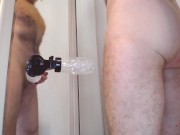 Testing new Transparencies by 2-sided Fuck till Cumshot