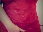 Red Lace nightie tease...