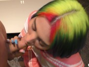 Met a Rainbow girl on the street and fucked her in a hotel ( hairy pussy rainbow ) 5/16