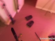 Pussy pounding on a leash 7/16