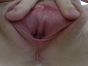 Petite Blonde Whore Playing with tight wet pussy until she has orgasm 6/16