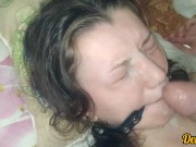 подборка обильных выстрелов тёплой вкусной спермы в лицо и на волосы похотливой школьницы 7/16