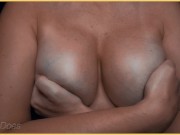 WIFEY GETS HER BIG TITS WET IN SLOW MOTION | BIG WET TITS 4/16