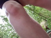 Nerdy Faery Does an OUtdoor standing Piss While walking 11/16