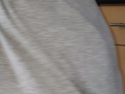 Thick Booty Latina Wife in a Revealing Bathrobe  with No PANTIES or BRA On 2/16