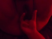 POV Lesbian finger fuck and squirt  12/16