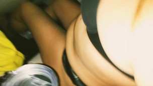Fingered coworker in car outside boyfriends apartment