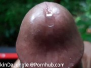 20 Yo Horney Guy Can't Stop his Cock from Drooling Oddly Satisfying Precum- Extreme Close Up