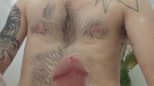 Touching myself in the shower