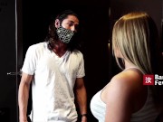 Ditzy Kayley With Giant Balloon Boobs Gets Dick Delivery From Lucky Guy With Sick Abs - Bananafever 8/16