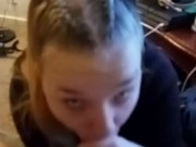 She loves to swallow my Big cock 10/16