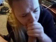 She loves to swallow my Big cock 15/16