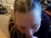 She loves to swallow my Big cock 6/16