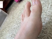 putting on last shoe to head out - glimpseofme