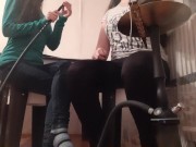 Она мне вылизала киску в кальянной, пока официант отлучился - lesbian_illusion 15/16