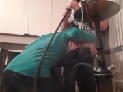 Она мне вылизала киску в кальянной, пока официант отлучился - lesbian_illusion 8/16