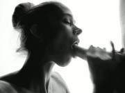 Young Model gives blowjob 14/16