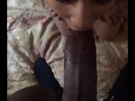 Anissa teaches French to a black guy and gets his massive cock in return