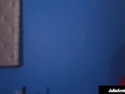 Threesome! MILFs Jessica Jaymes And Julia Ann Give Amazing Double Blowjob! 2/16