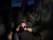 All natural MULTIPLE SQUIRTING car show with EX watching - HOT brunette MILF   4/16