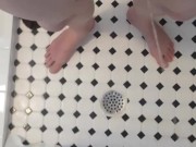 Peeing out of my tiny, half removed little nub.