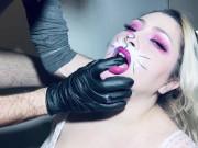 SLOPPY SUBMISSIVE BUNNY BJ