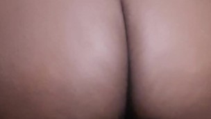 Chubby Ebony Shows Off Small Ass & Pussy in New Tights