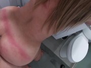 My friend's wife let me share the bathroom with her (Creampied on bathroom sink) 11/16