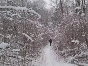 NEW! Japan Style (BLUR PORN) PISSING # Action is on Japan National Park Trail at temperature -15C