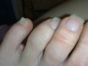 FART Fetish Slut PinkMoonLust Accidentally FARTS while making Feet Foot Play Vid Oh No She's Stinky 8/16