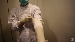 Surgical latex gloving