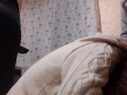 Девушка мне вылизывала на кухне, когда домработница мыла посуду и разговаривала со мной - IkaSmokS 9/16