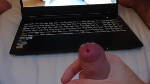 Masturbate in front of a _Lips video