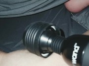 pov I masturbate while my husband is in the shower loud moaning crazy orgasm