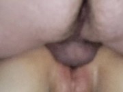Fucked her tight pussy and blew my load on her ass. 4/16