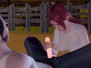 An elderly pensioner fucks fucks a stripper after a performance | PC gameplay 4/16