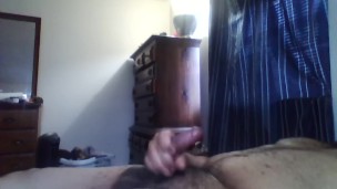 Solo bear jerking off.