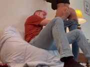 Horny Wife Shows Off When the XBox Turns On- Creampie Bubbles 2/16