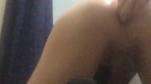 Trying to fist my butt