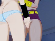 Saiyan lesbians Caulifla and Kale take turns eating pussy .Dragon Ball Super Hentai. 2/16