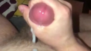 Male solo. moaning and cumshot 
